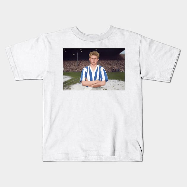 Denis Law Huddersfield Kids T-Shirt by AndythephotoDr